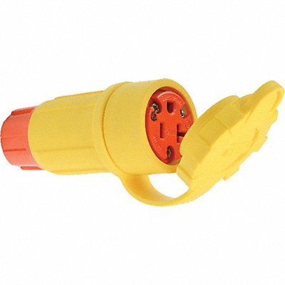 PASS SEYMOUR 15W33AM Straight Blade Connector 20 A Yellow