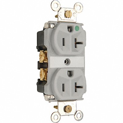 PASS SEYMOUR 8300GRYMRI Receptacle 20 A Gray