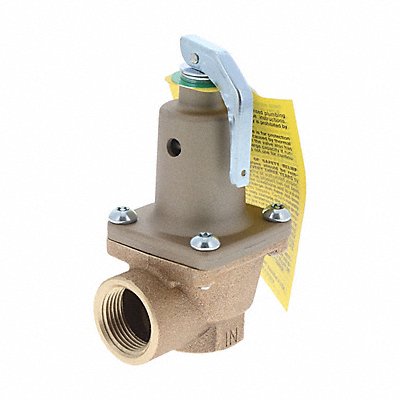 WATTS F274513 Pressure Relief Valve Bronze 50 psi