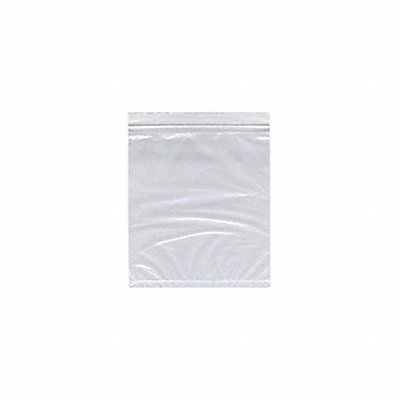 GRAINGER D6x8 Reclosable Poly Bag 8 L Clear PK1000