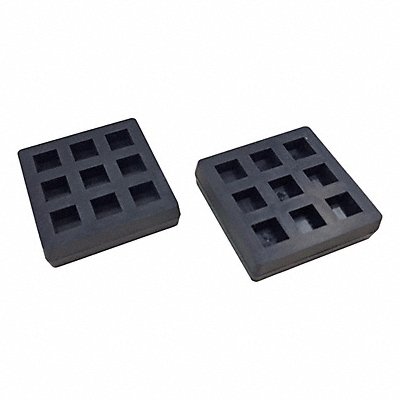 GRAINGER 852GL4 Vibration Isolator Pad 3 L 3/4 H PK2