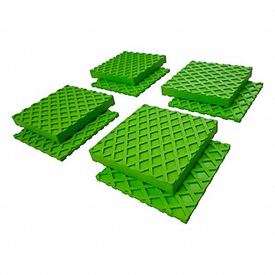 GRAINGER 852GL8 Vibration Isolator Pad 2 L 49/64 H PK4