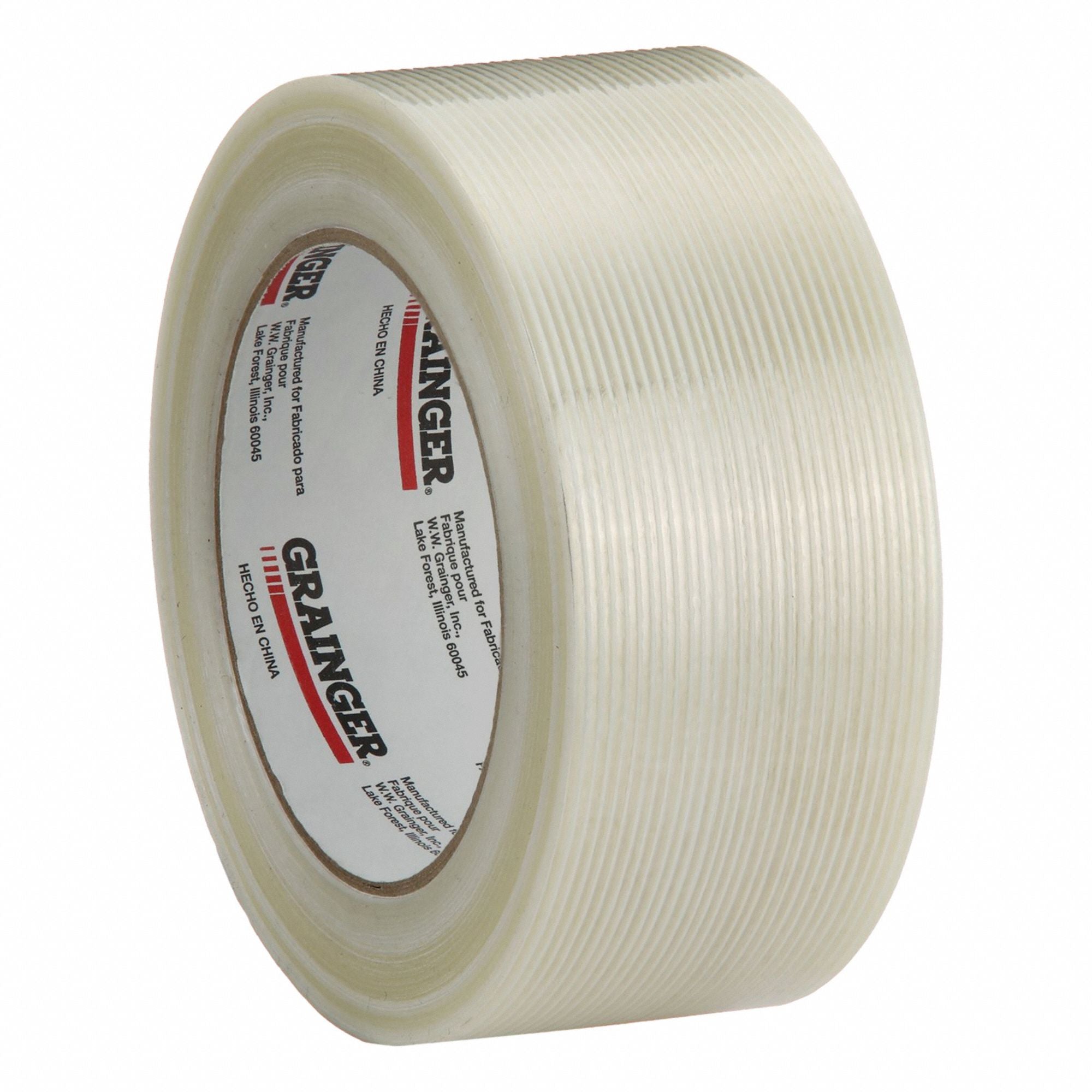 GRAINGER 852GX4 Strapping Tape 3.9 mil Clear PK24