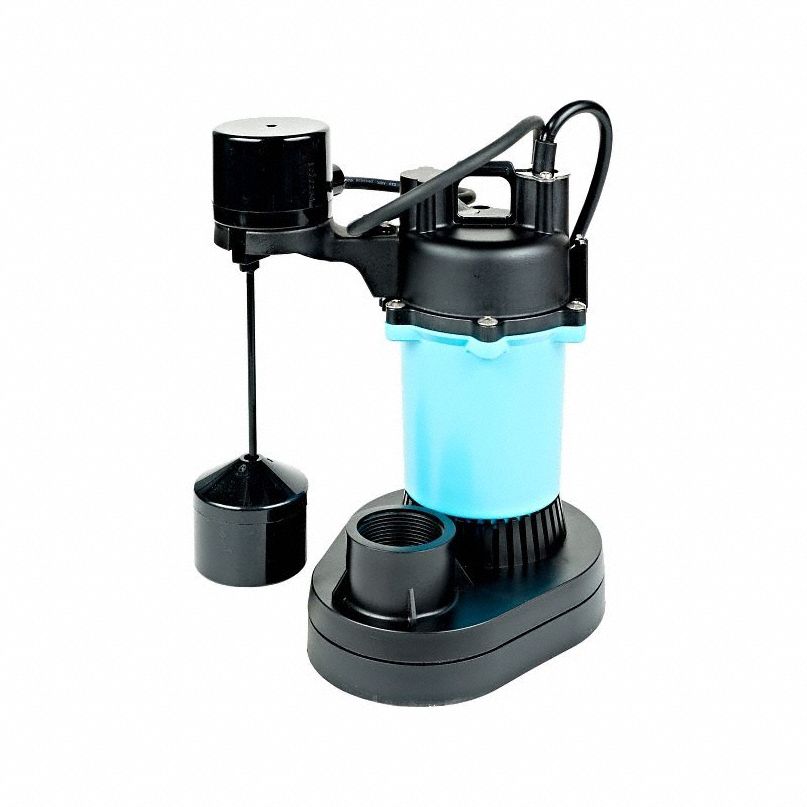 LITTLE GIANT BSP33V Submersible Sump Pump 8ft 10.75in 115VAC