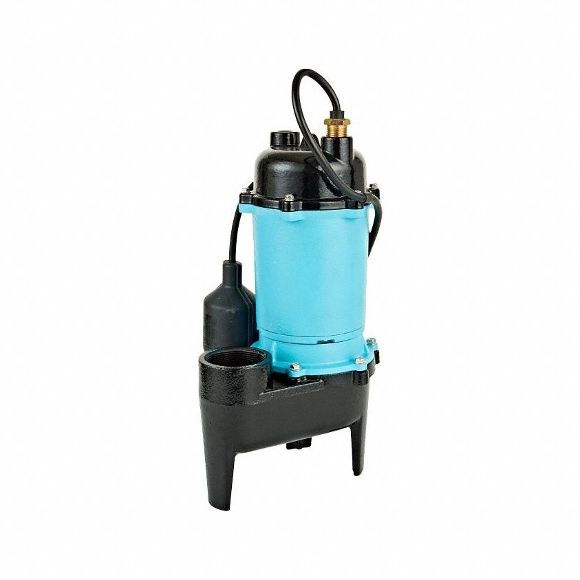 LITTLE GIANT BSWC50 Sewage Ejector Pump 10ft 0.5hp 115VAC