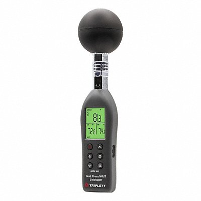 TRIPLETT HSDL300 Heat Stress Monitor Black AAA Battery