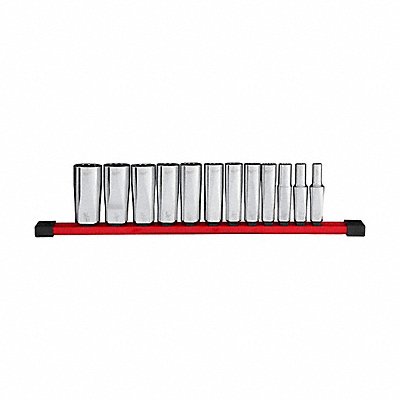 MILWAUKEE 48229421 Deep Well Socket Set - SAE 12pt