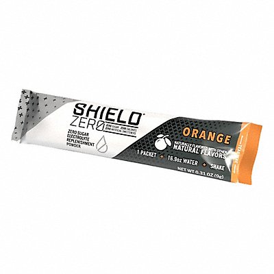 SHIELD ZERO Z20101100OR Sports Drink Mix Orange 0.3 oz 16.9 oz