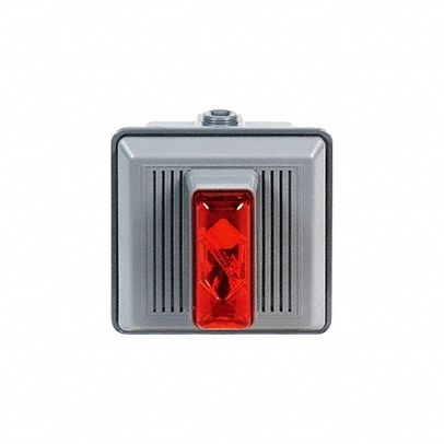 EDWARDS SIGNALING 867STRRAQ Horn and Strobe Red 24VAC/DC