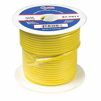 BATTERY DOCTOR 879111 Primary Wire 22 AWG 1 Cond 100 ft Yellow