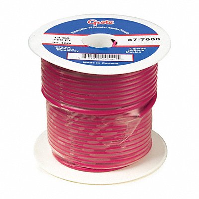 GROTE 895000 Primary Automotive Wire 25ft L 60V Red