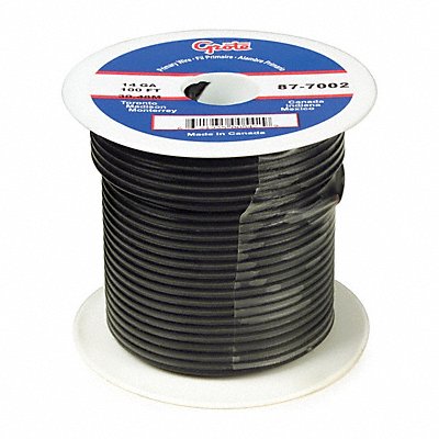 GROTE 899002 Primary Automotive Wire 25ft L 60V Black