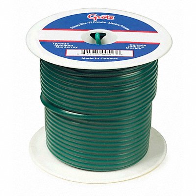 GROTE 879006 Primary Wire 18 AWG 1 Cond 100 ft Green
