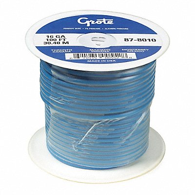 GROTE 877210 Automotive Wire 14 AWG Blue 100 ft