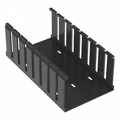 PANDUIT G4X3LG6 Wire Duct Wide Slot Gray 4.25 W x 3 D