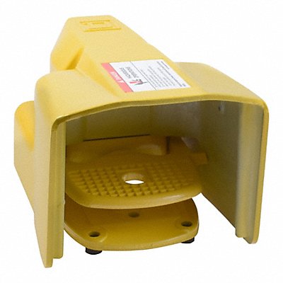 SQUARE D 9002AW133 Foot Switch Yellow Aluminum DPDT Momentary