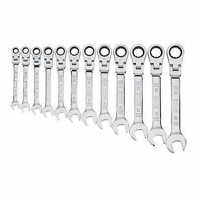 DEWALT DWMT19229 Wrench Set Ratchet Flex Metric 12-Piece