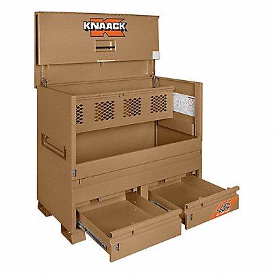 KNAACK 89DKL Piano-Style Box Tan 60x49x30 in 1PK
