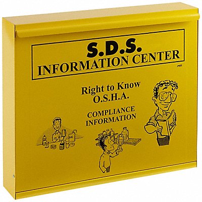 BRADY RK622E Information Cabinet 26-1/2 in W 5 in D