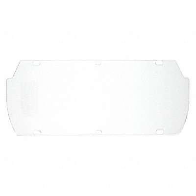 MCR SAFETY 8A334 Faceshield Visor Acetate Clr 7x16-3/4in