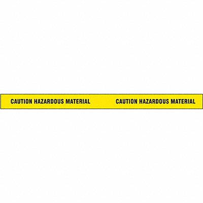 GRAINGER 2INWX60YDS Barricade Tape Yellow 180 ft L 2 in