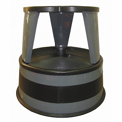 CRAMER 100182 Office Step Stool 14-1/2in H 350lb Slate