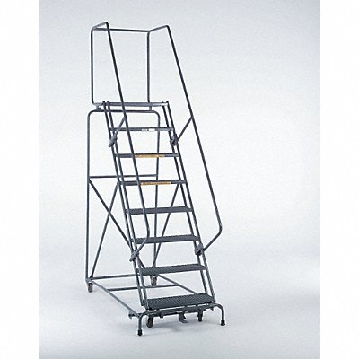 BALLYMORE 083221PSU Safety Rolling Ladder Steel 80 In.H