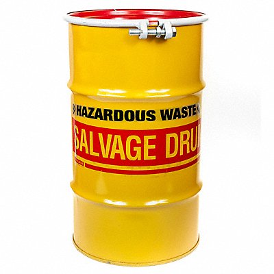 GRAINGER B15BR1217855W Transport Drum Yellow 20ga .9mm