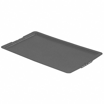 ORBIS RCS02415Grey Lid Grey Polyethylene 24 in