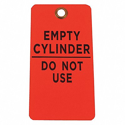 GRAINGER 8AD20 Cylnder Tag 5 3/4in H 3in W Crdstck PK25
