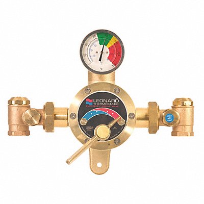 LEONARD VALVE TM800LF Emergency Mixing Valve Bronze 1 in.NPT