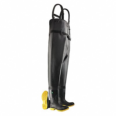 DUNLOP 8686700 E8462 Chest Wader Men s 11 Steel Black PR