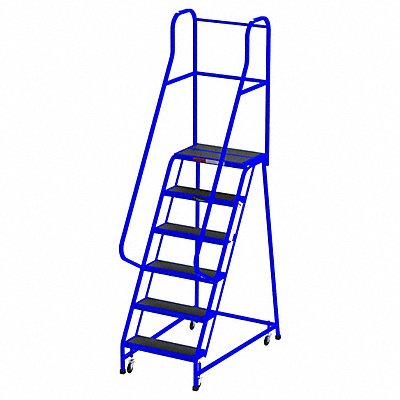 EGA CAF009B Rollng Ldr Assembled Handrail Platform 60in H