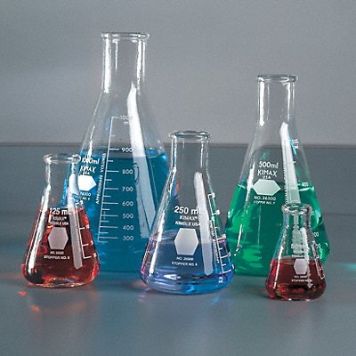 KIMBLE 265201 Volumetric Flask 78 mm - 213 mm H PK5