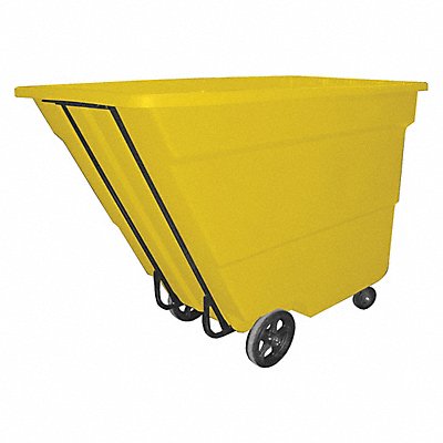 GRAINGER 17CUSYELLOW Tilt Truck Medium-Duty 1-3/4 cu yd. Yellow