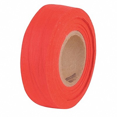 GRAINGER BDR200 Flagging Tape Red 100 ft L 1 in