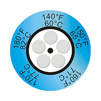 THERMAX 80603 Non-Rev Temperature Indicator PK10