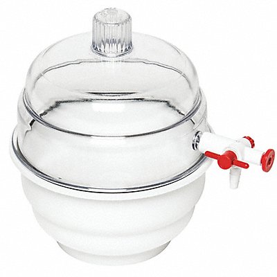 SP SCIENCEWARE F420100000 Space Saver Vacuum Desiccator 6-3/4 Dia
