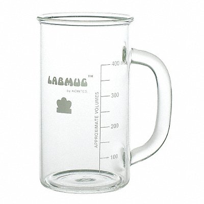 KIMBLE 3180000000 Beaker 500 mL 140 mm H 87 mm Dia PK6