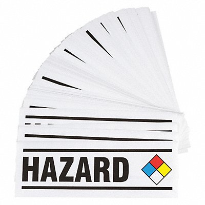 BRADY 8816 Vinyl Label 3.5in x 10in Vinyl PK25