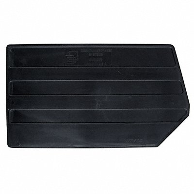 QUANTUM STORAGE SYSTEMS DUS260 Divider 9 1/2 in Black 6 PK6