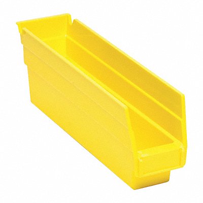 QUANTUM STORAGE SYSTEMS QSB100YL F0612 Shelf Bin Yellow Polypropylene 4 in
