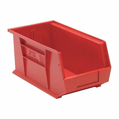 QUANTUM STORAGE SYSTEMS QUS240RD F0605 Hang and Stack Bin Red PP 7 in