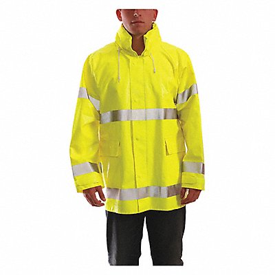 TINGLEY J53122 FR Rain Jacket Yellow/Green 2XL