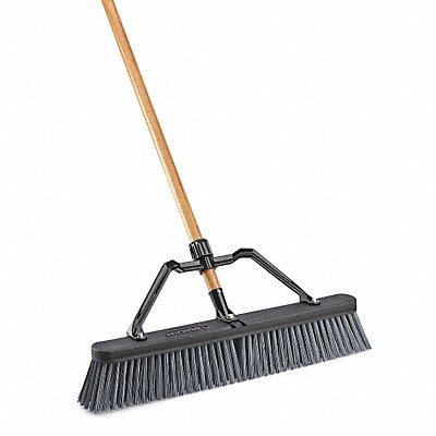 LIBMAN 1293G Broom w/Handle and Brace 24 Block