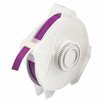 BRADY 76634 Tape Purple 100 ft L 1/2 in W