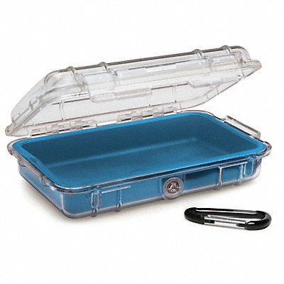 PELICAN 1040 Micro Case Blue 7-1/2 Hx5-1/16 Wx2-1/8 D