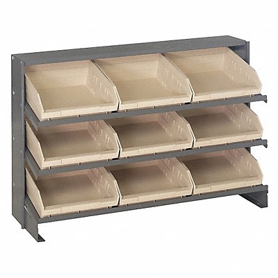 QUANTUM STORAGE SYSTEMS QPRHA109IV E1543 Bench Pick Rack 12x21x36in Ivory