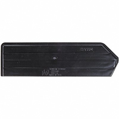 QUANTUM STORAGE SYSTEMS DUS224 Divider 4 1/8 in Black 6 PK6