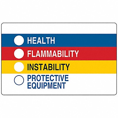 BRADY 60320 HMIG Label 1-7/8 in H 3 in W PK500